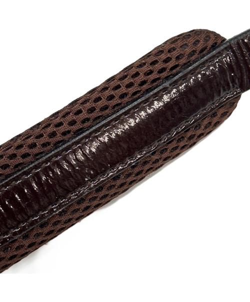 MIU MIU（ミュウミュウ）MIU MIU (ミュウミュウ) ショルダーバッグ 90-00'sアーカイブ ブラウン×ピンクの古着・服飾アイテム