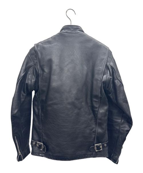 Schott（ショット）Schott (ショット) シングルライダースジャケット ブラック サイズ:34の古着・服飾アイテム