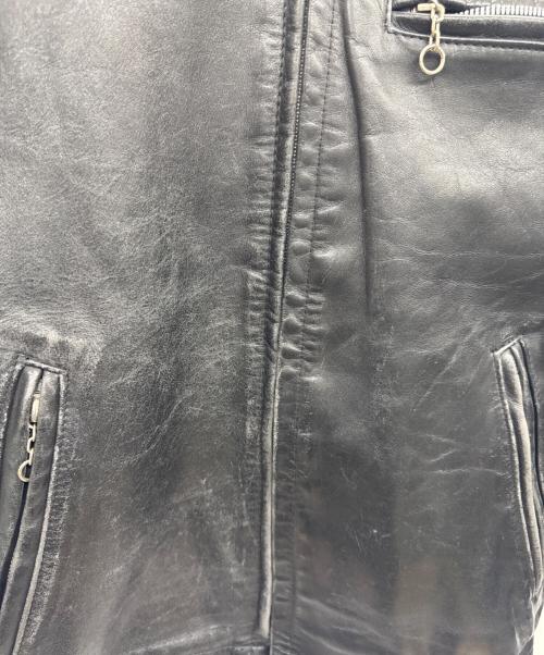 Schott（ショット）Schott (ショット) シングルライダースジャケット ブラック サイズ:34の古着・服飾アイテム