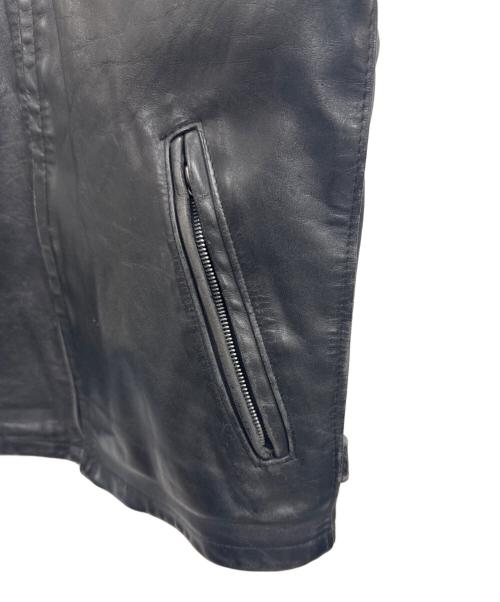 Schott（ショット）Schott (ショット) シングルライダースジャケット ブラック サイズ:34の古着・服飾アイテム