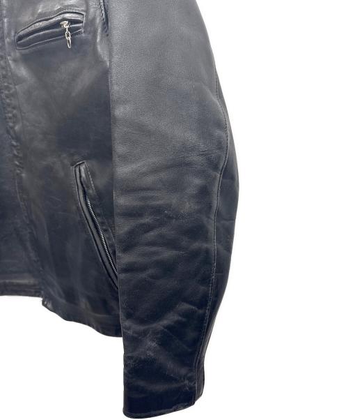 Schott（ショット）Schott (ショット) シングルライダースジャケット ブラック サイズ:34の古着・服飾アイテム