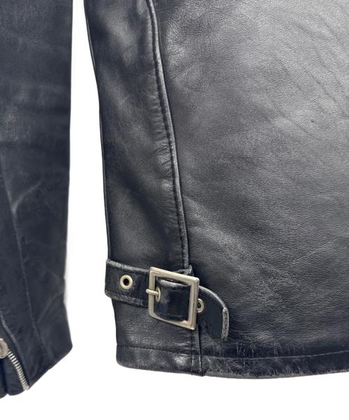 Schott（ショット）Schott (ショット) シングルライダースジャケット ブラック サイズ:34の古着・服飾アイテム