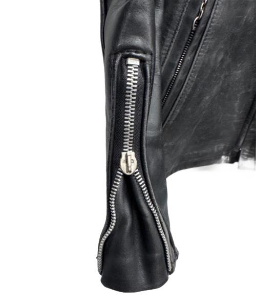 Schott（ショット）Schott (ショット) シングルライダースジャケット ブラック サイズ:34の古着・服飾アイテム