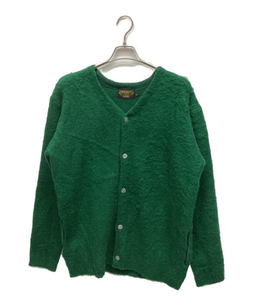UNIVERD72（ユニバード72）UNIVERD72 (ユニバード72) 厚手カーディガン グリーン サイズ:XLの古着・服飾アイテム