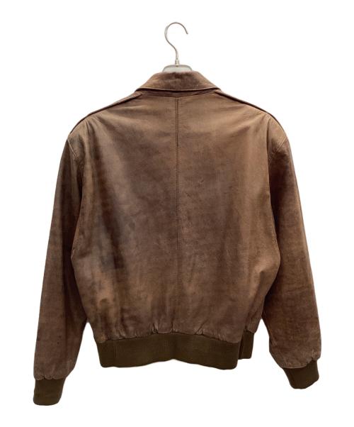 LUIS ALVEAR（ルイ アルヴェアール）LUIS ALVEAR (ルイ アルヴェアール) A-2タイプ ジャケット ブラウン サイズ:Mの古着・服飾アイテム
