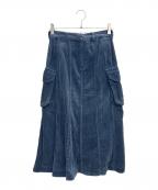 tricot COMME des GARCONSトリココムデギャルソン）の古着「コーデュロイスカート」｜ブルー