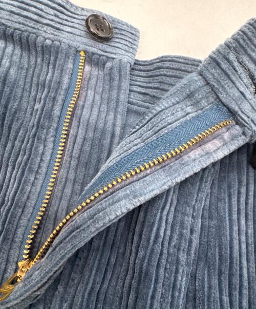 tricot COMME des GARCONS（トリココムデギャルソン）tricot COMME des GARCONS (トリココムデギャルソン) コーデュロイスカート ブルー サイズ:Sの古着・服飾アイテム