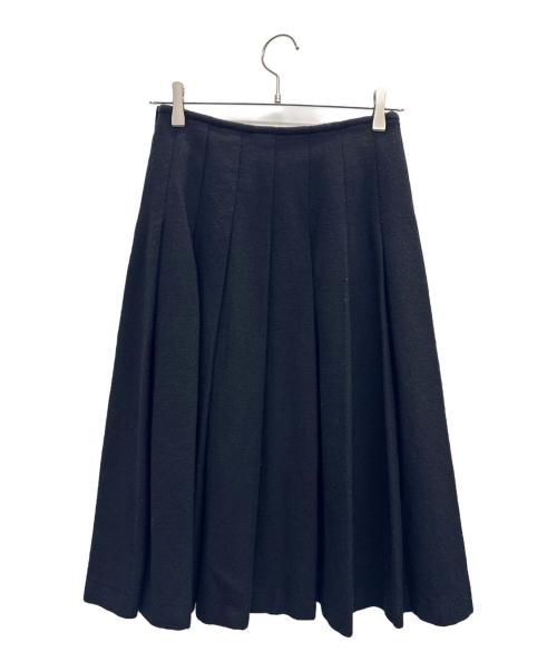 tricot COMME des GARCONS（トリココムデギャルソン）tricot COMME des GARCONS (トリココムデギャルソン) ウールプリーツスカート ブラック サイズ:XSの古着・服飾アイテム