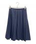 COMME des GARCONS（コムデギャルソン）の古着「プリーツスカート」｜ネイビー