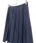 中古・古着 COMME des GARCONS (コムデギャルソン) プリーツスカート ネイビー サイズ:SS：12000円