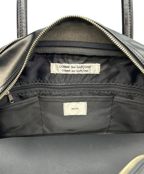 COMME des GARCONS（コムデギャルソン）COMME des GARCONS (コムデギャルソン) ACE (エース) ロングハンドルボストンバッグ ブラックの古着・服飾アイテム