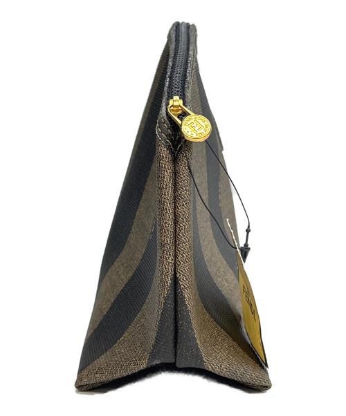 FENDI（フェンディ）FENDI (フェンディ) クラッチバッグ ブラウンの古着・服飾アイテム