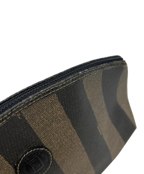 FENDI（フェンディ）FENDI (フェンディ) クラッチバッグ ブラウンの古着・服飾アイテム