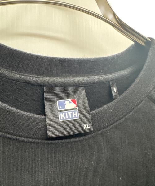 KITH（キス）KITH (キス) MLB (エムエルビー) スネークボックスロゴスウェット ブラック サイズ:XLの古着・服飾アイテム