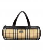 BURBERRY LONDONバーバリーロンドン）の古着「ミニボストンバッグ」｜ベージュ
