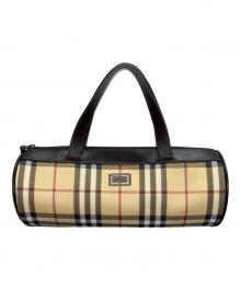 BURBERRY LONDON（バーバリーロンドン）の古着「ミニボストンバッグ」｜ベージュ