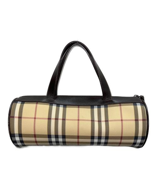 BURBERRY LONDON（バーバリーロンドン）BURBERRY LONDON (バーバリーロンドン) ミニボストンバッグ ベージュの古着・服飾アイテム