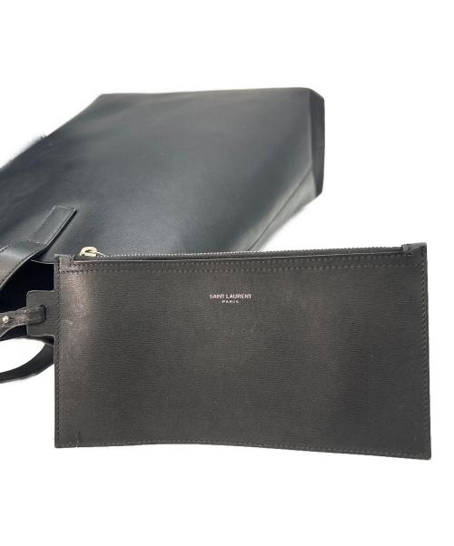 Saint Laurent Paris（サンローランパリ）Saint Laurent Paris (サンローランパリ) ショッピング トートバッグ ラージトート ブラックの古着・服飾アイテム