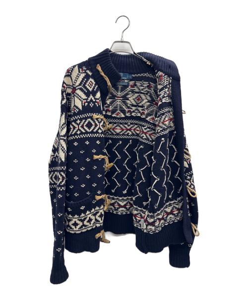 POLO RALPH LAUREN（ポロ・ラルフローレン）POLO RALPH LAUREN (ポロ・ラルフローレン) カーディガン ネイビー サイズ:Lの古着・服飾アイテム