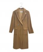 MARELLAマレーラ）の古着「ロングコート」｜ブラウン