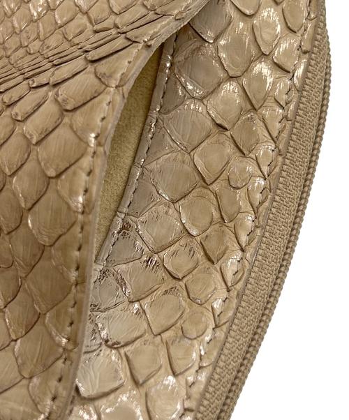 ATAO（アタオ）ATAO (アタオ) ミニ財布 パイソン-HAKU milimo ベージュの古着・服飾アイテム