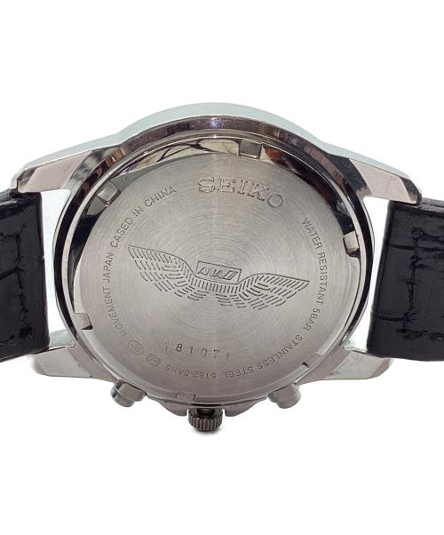 SEIKO（セイコー）SEIKO (セイコー) 腕時計 ブラックの古着・服飾アイテム