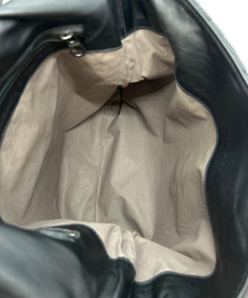 BOTTEGA VENETA（ボッテガベネタ）BOTTEGA VENETA (ボッテガベネタ) ショルダーバッグ イントレチャート ブラックの古着・服飾アイテム