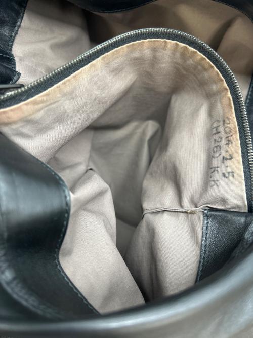 BOTTEGA VENETA（ボッテガベネタ）BOTTEGA VENETA (ボッテガベネタ) ショルダーバッグ イントレチャート ブラックの古着・服飾アイテム