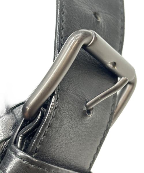 BOTTEGA VENETA（ボッテガベネタ）BOTTEGA VENETA (ボッテガベネタ) ショルダーバッグ イントレチャート ブラックの古着・服飾アイテム