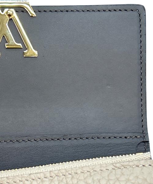 LOUIS VUITTON（ルイ ヴィトン）LOUIS VUITTON (ルイ ヴィトン) 3つ折り財布 ガレ ポルトフォイユ・カプシーヌ コンパクト グレージュの古着・服飾アイテム