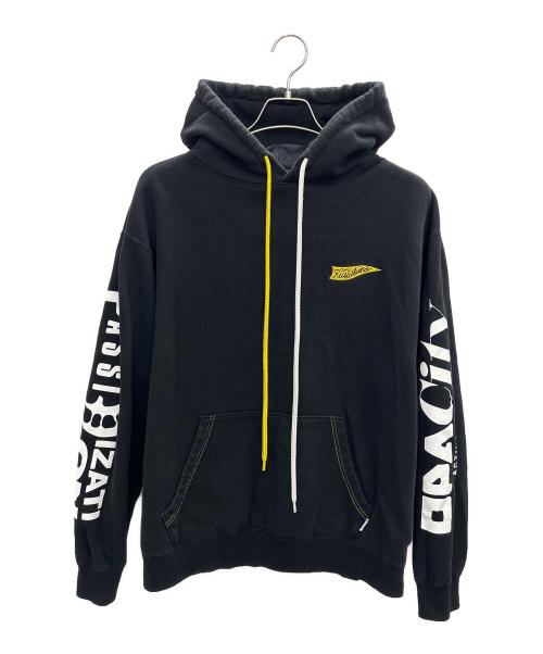 RUSSELUNO（ラッセルノ）RUSSELUNO (ラッセルノ) ジップパーカー ブラック×イエロー サイズ:4の古着・服飾アイテム