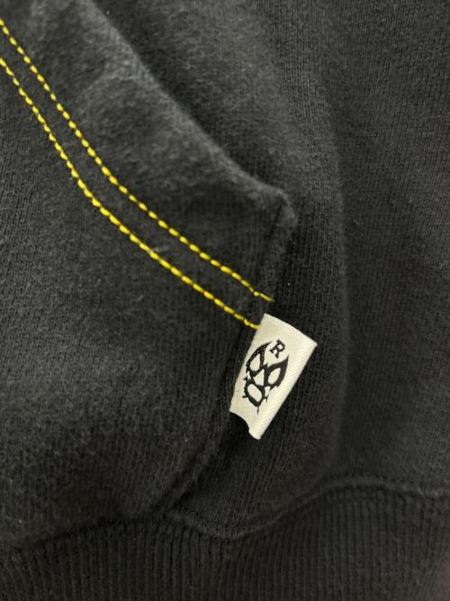 RUSSELUNO（ラッセルノ）RUSSELUNO (ラッセルノ) ジップパーカー ブラック×イエロー サイズ:4の古着・服飾アイテム