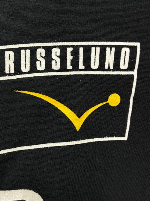 RUSSELUNO（ラッセルノ）RUSSELUNO (ラッセルノ) ジップパーカー ブラック×イエロー サイズ:4の古着・服飾アイテム