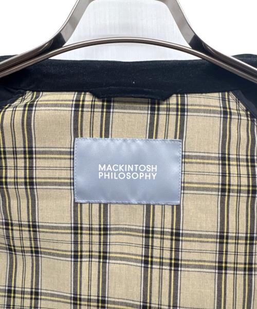MACKINTOSH PHILOSOPHY（マッキントッシュ フィロソフィー）MACKINTOSH PHILOSOPHY (マッキントッシュ フィロソフィー) ステンカラーコート ブラック サイズ:6の古着・服飾アイテム