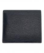 WATOKAワトカ）の古着「コンパクトウォレット KIMONO KARASUBAレザー」｜ブラック