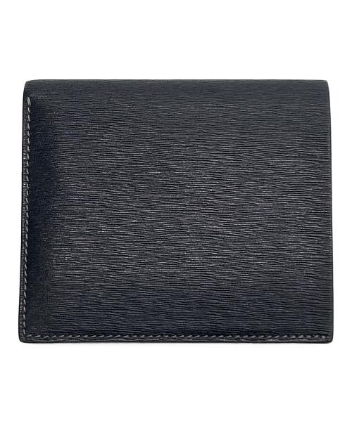 WATOKA（ワトカ）WATOKA (ワトカ) コンパクトウォレット KIMONO KARASUBAレザー ブラックの古着・服飾アイテム