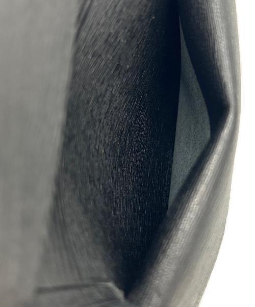 WATOKA（ワトカ）WATOKA (ワトカ) コンパクトウォレット KIMONO KARASUBAレザー ブラックの古着・服飾アイテム