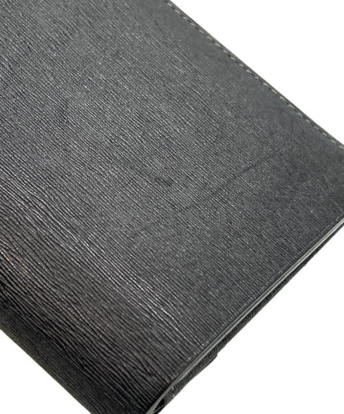 WATOKA（ワトカ）WATOKA (ワトカ) コンパクトウォレット KIMONO KARASUBAレザー ブラックの古着・服飾アイテム