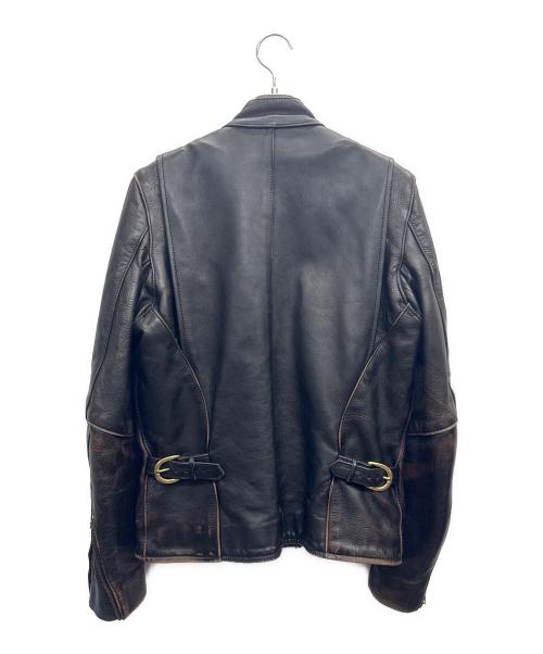 VANSON（バンソン）VANSON (バンソン) レザージャケット ブラック サイズ:36の古着・服飾アイテム