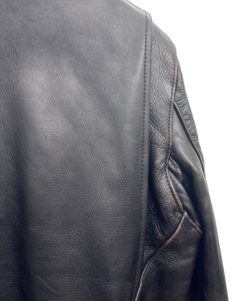 VANSON（バンソン）VANSON (バンソン) レザージャケット ブラック サイズ:36の古着・服飾アイテム