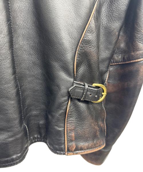 VANSON（バンソン）VANSON (バンソン) レザージャケット ブラック サイズ:36の古着・服飾アイテム