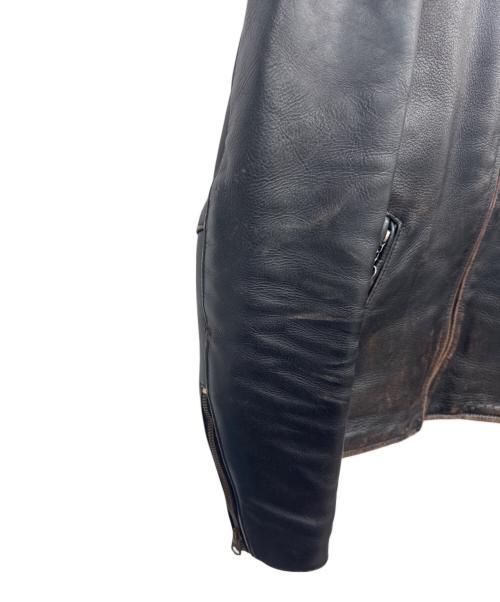 VANSON（バンソン）VANSON (バンソン) レザージャケット ブラック サイズ:36の古着・服飾アイテム