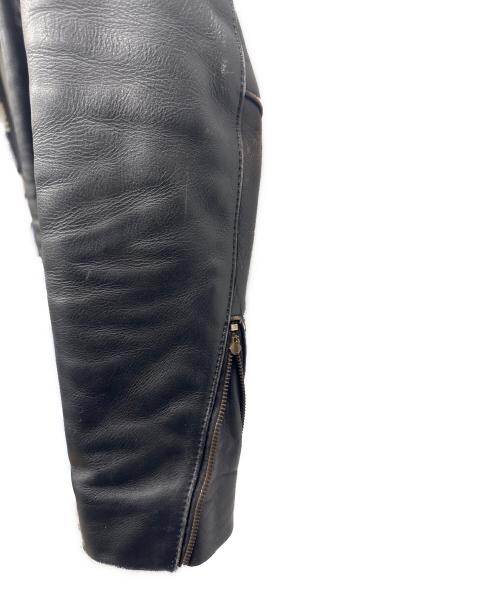 VANSON（バンソン）VANSON (バンソン) レザージャケット ブラック サイズ:36の古着・服飾アイテム