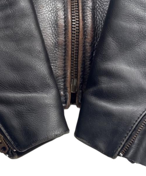 VANSON（バンソン）VANSON (バンソン) レザージャケット ブラック サイズ:36の古着・服飾アイテム