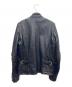 VANSON (バンソン) レザージャケット ブラック サイズ:36：20000円