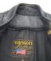 中古・古着 VANSON (バンソン) レザージャケット ブラック サイズ:36：20000円