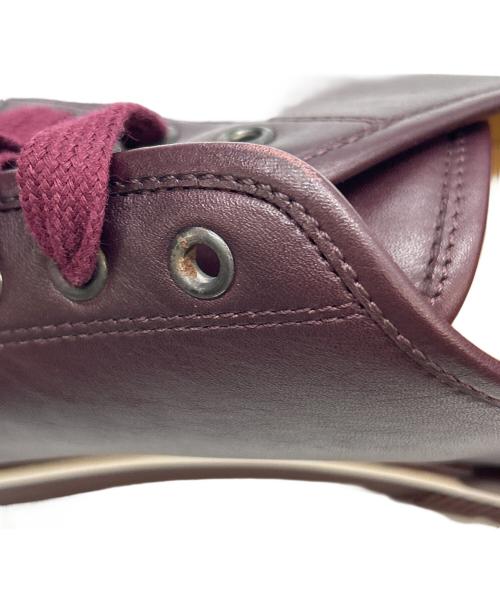 HERMES（エルメス）HERMES (エルメス) レザースニーカー ボルドー サイズ:40の古着・服飾アイテム