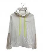 MONCLERモンクレール）の古着「パーカー MAGLIA JUMPER」｜ホワイト×ベージュ