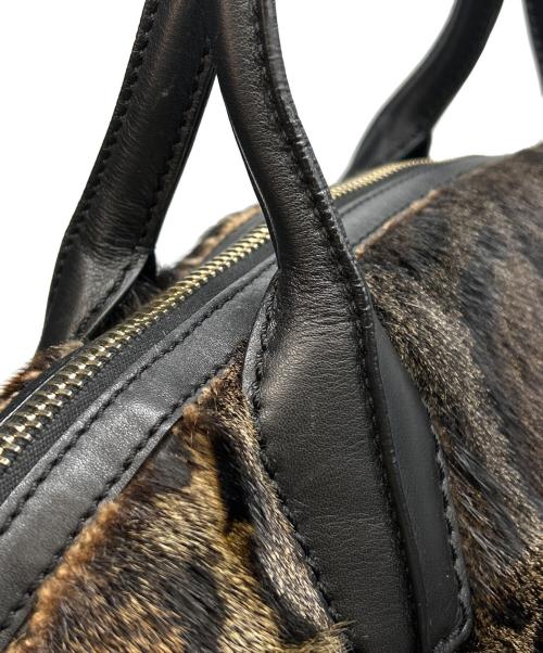 TOD'S（トッズ）TOD'S (トッズ) 2WAYレオパードバッグ ブラウンの古着・服飾アイテム