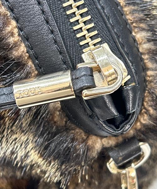 TOD'S（トッズ）TOD'S (トッズ) 2WAYレオパードバッグ ブラウンの古着・服飾アイテム